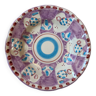 Italian plate in ceramic