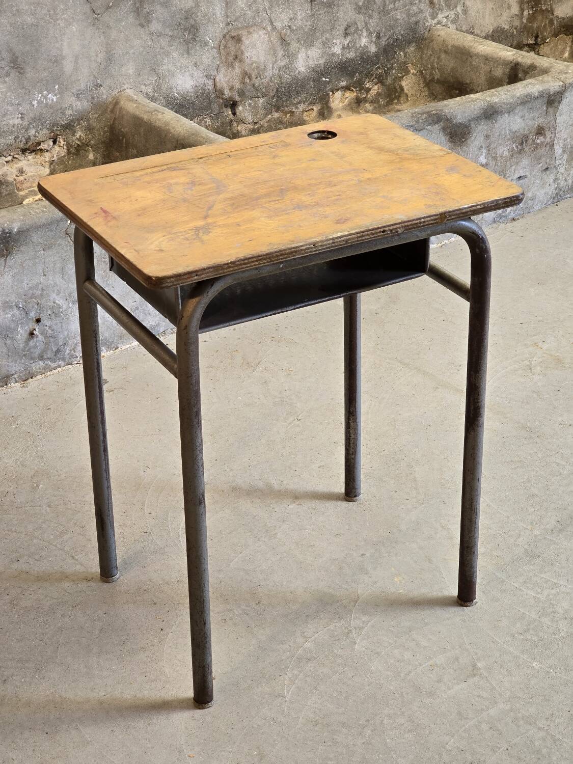 Bureau écolier taille adulte 1960