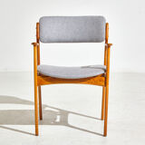 Model 49 oak armchairs by Erik Buch for O.D. Møbler