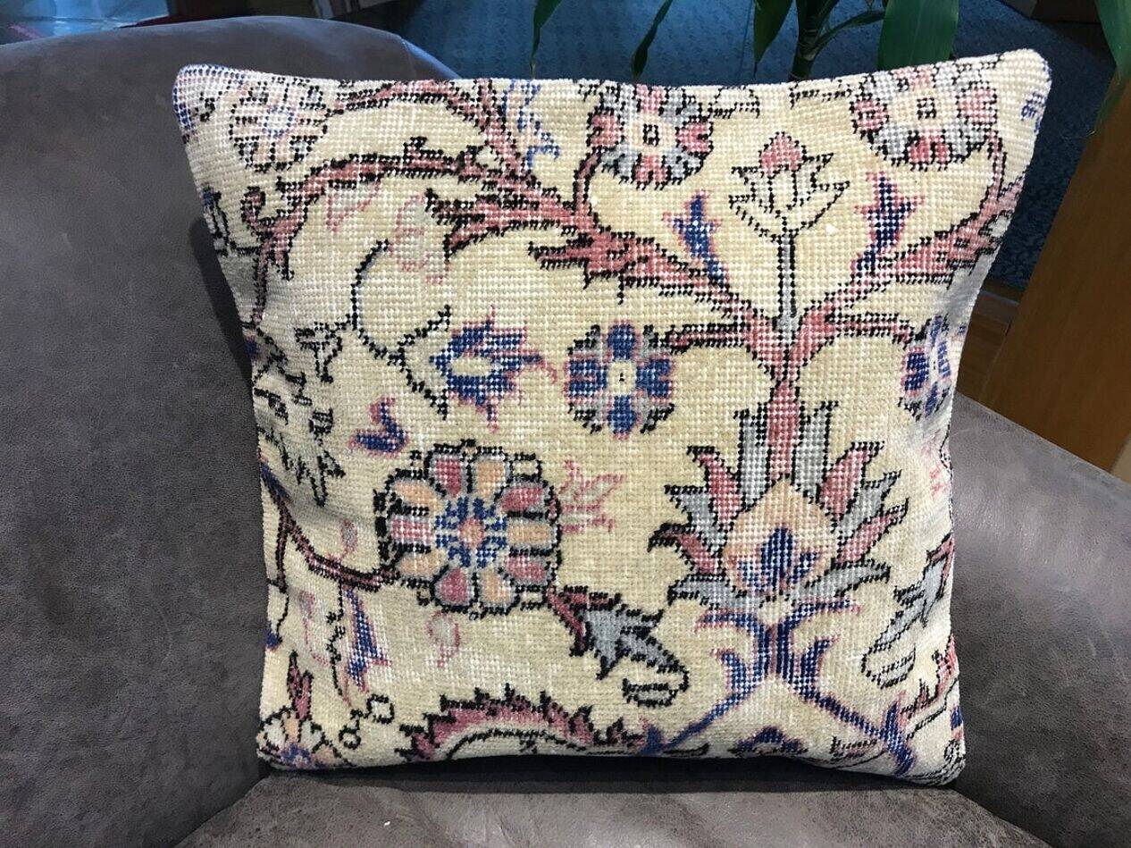 Housse de coussin artisanale bohème