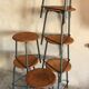 Lot de 7 tabourets tripodes vintage style industriel 1960-80’s