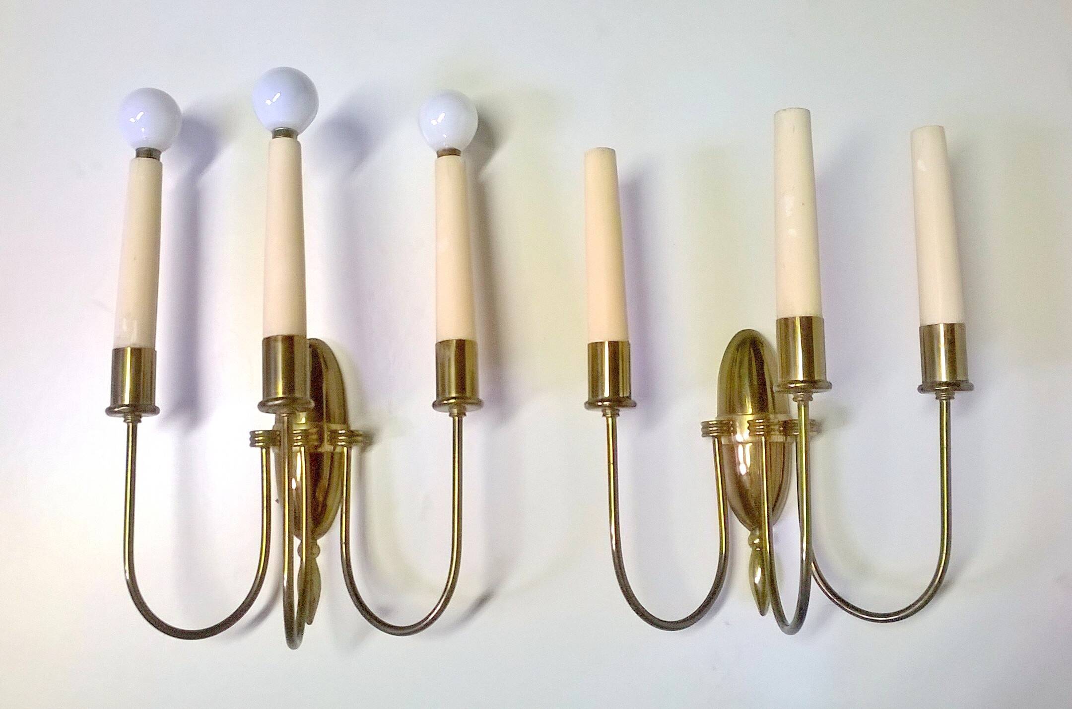 Vintage Wall Lights from Arredoluce, 1940s, Set of 2