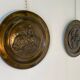 Pair of Italian Art Deco Brass Plate, 1940s