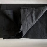 Nappe en toile de lin noire Le Bon Marché