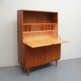 1960s secretary combination in walnut