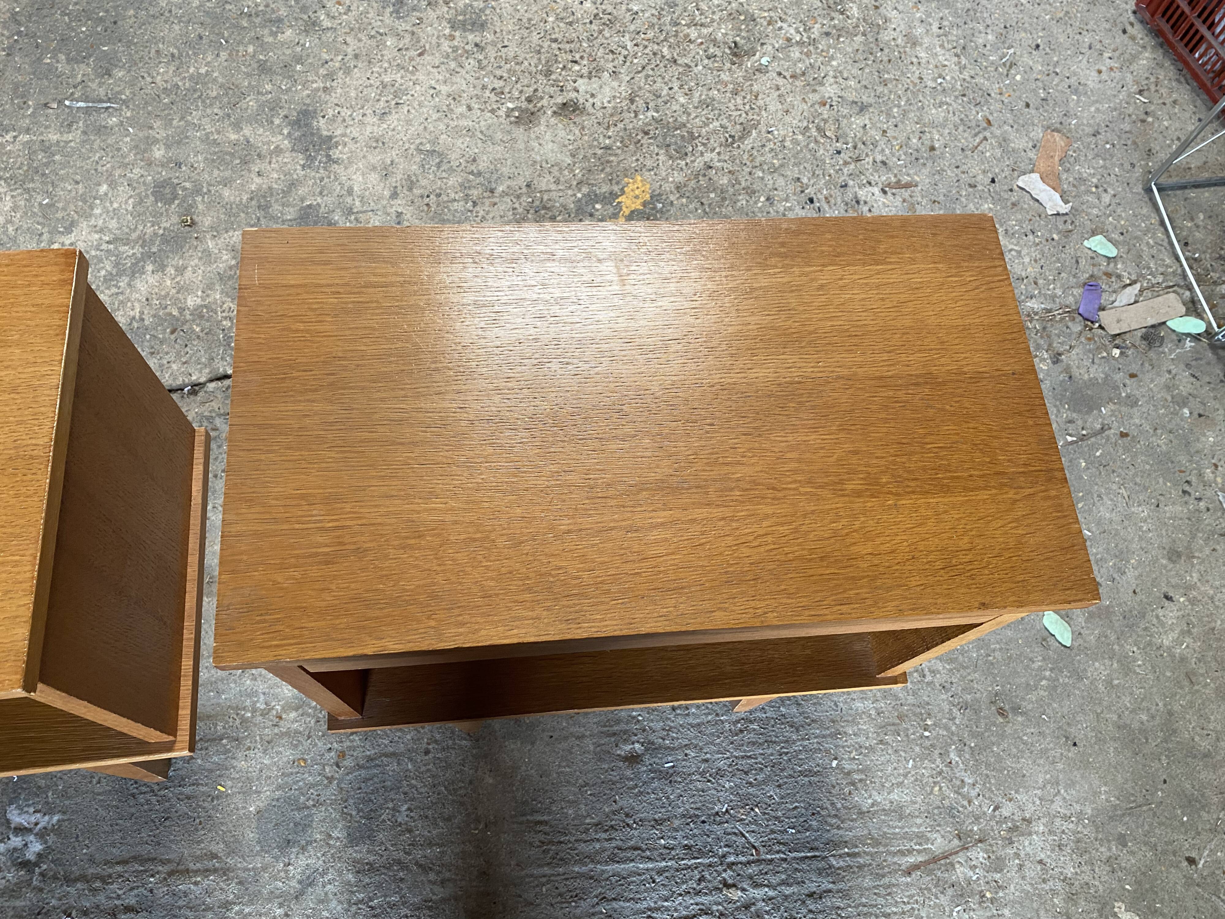 Pair of vintage bedside tables 60s