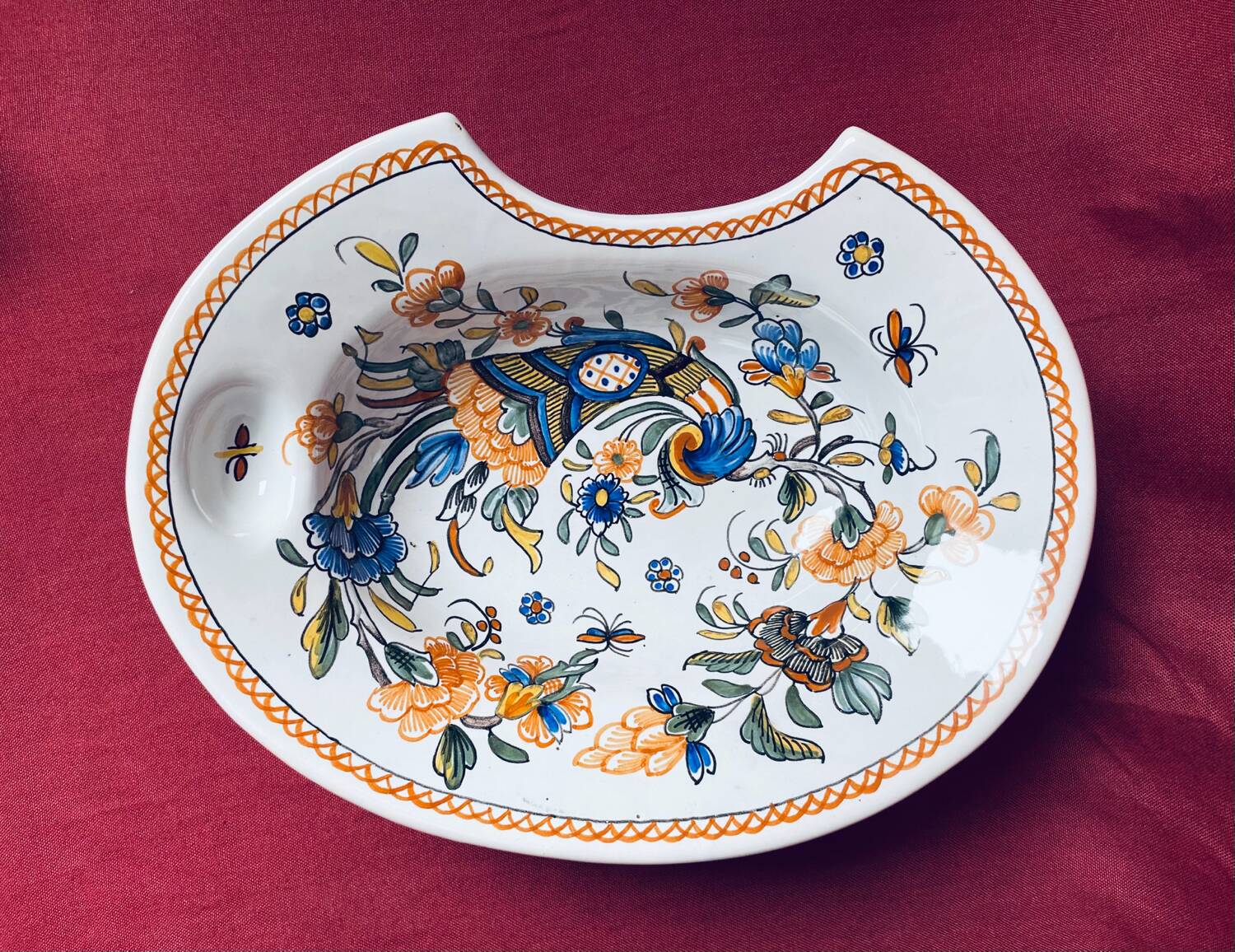 Rouen earthenware dish