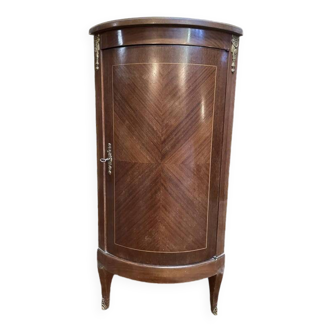 Transition style corner cupboard