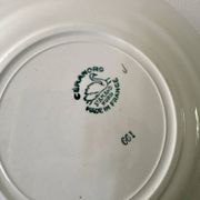 Set of 6 antique deep plates - Saint Amand Céranord
