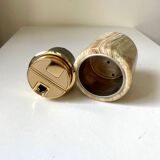 Vintage sarome  japan table lighter in  marble