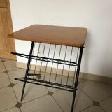 Vintage magazine rack table