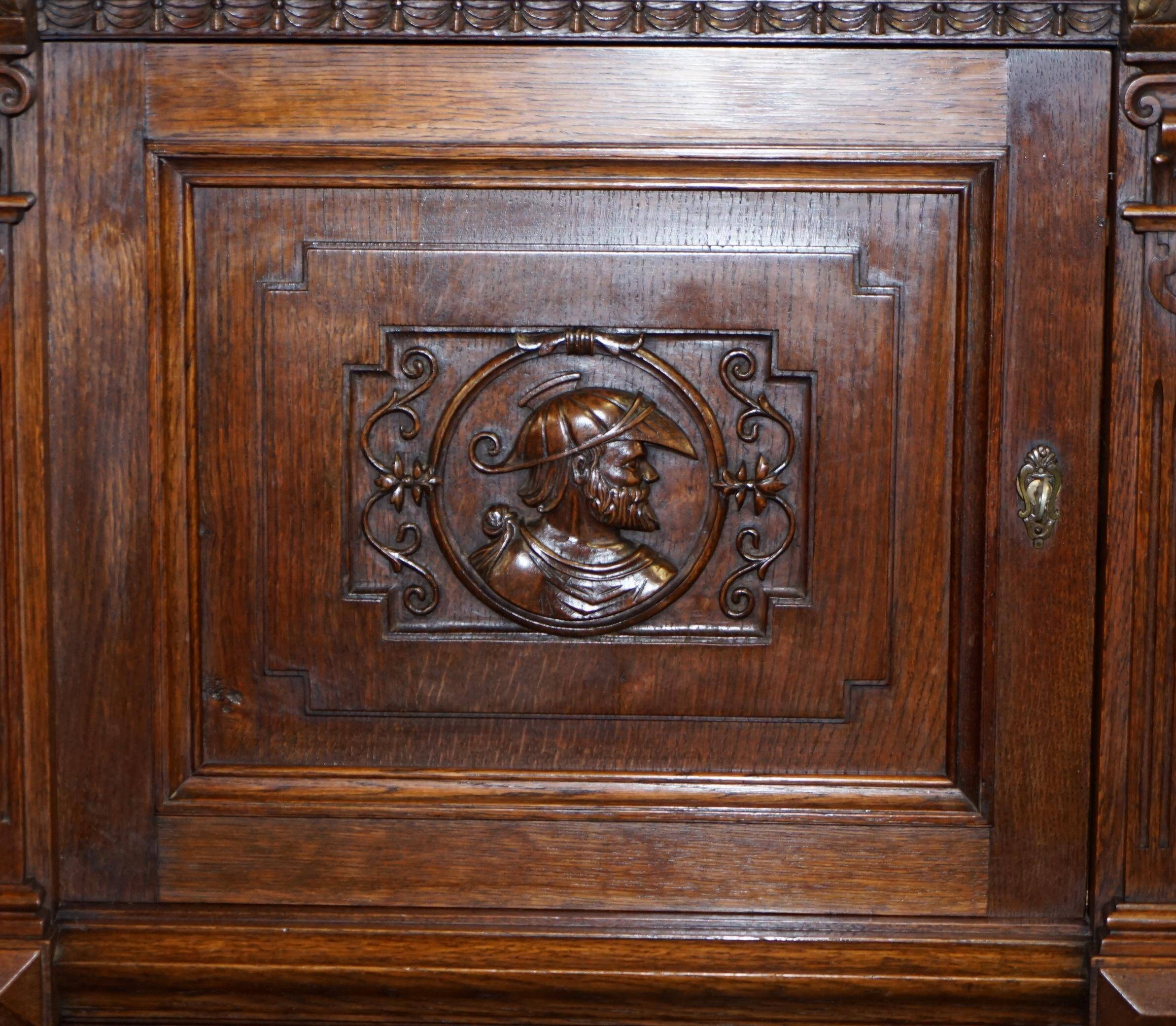 Hand-carved Dutch armoire from the 1940s.