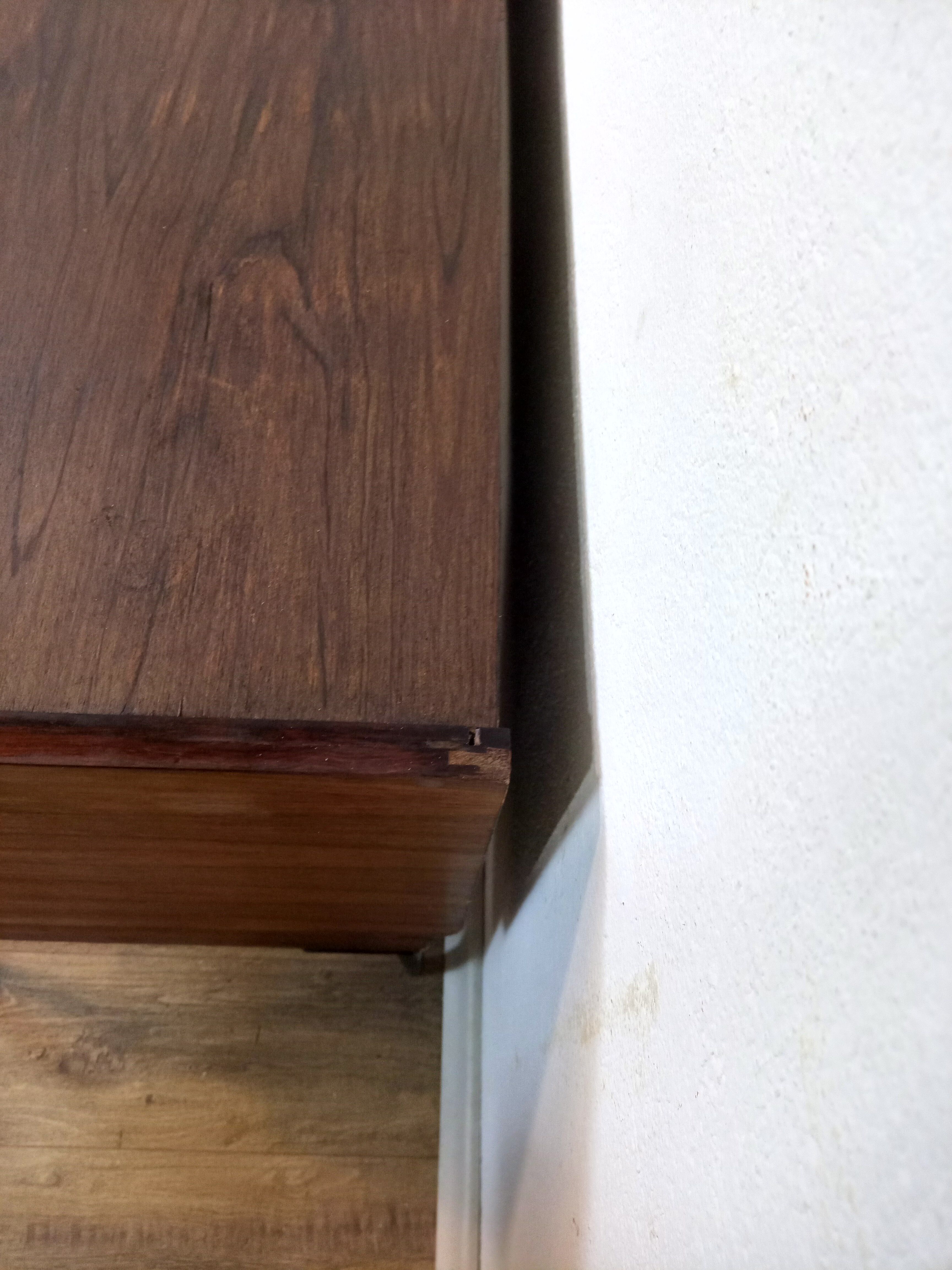 Scandinavian teak and rosewood sideboard