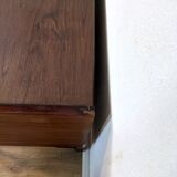 Scandinavian teak and rosewood sideboard