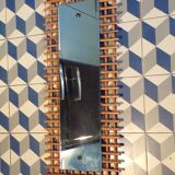 Vintage rattan mirror