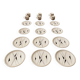 Boch Belgium / Art Deco / Coffee & Cake Set / 18 pieces