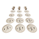 Boch Belgium / Art Deco / Coffee & Cake Set / 18 pieces