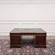 Bureau classique en cuir vert Partnerdesk