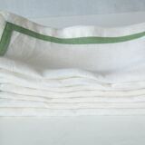 100% linen napkins with edging 20"x20" (50x50cm)- Set 4 Napkins