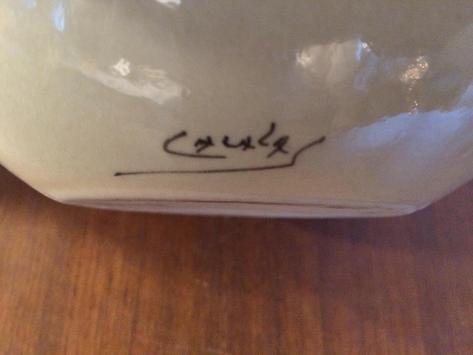 Ball vase in enamelled earthenware Cazalas signed design 30s - 40s