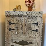 Commode en bois de manguier