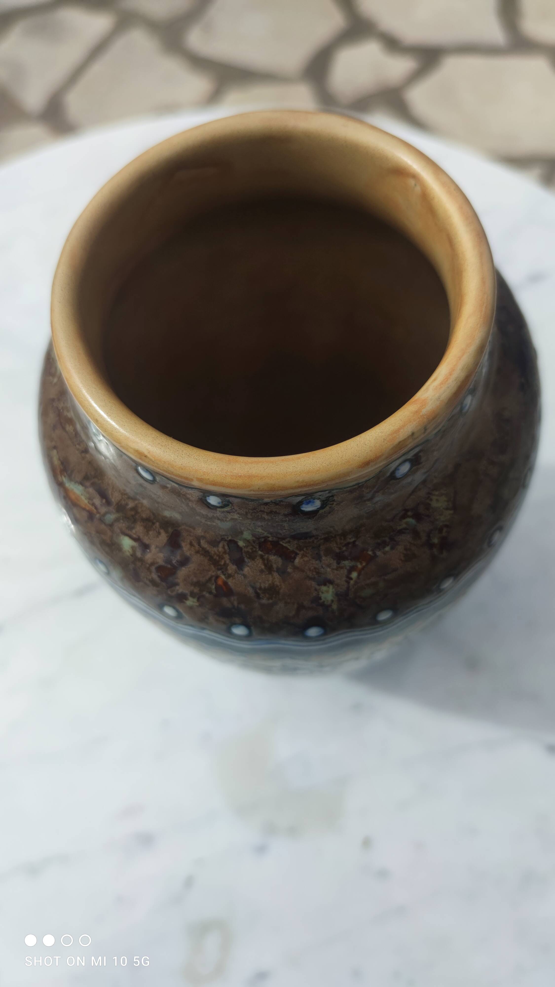 Sandstone vase by Charles Catteau for Keramis 1920