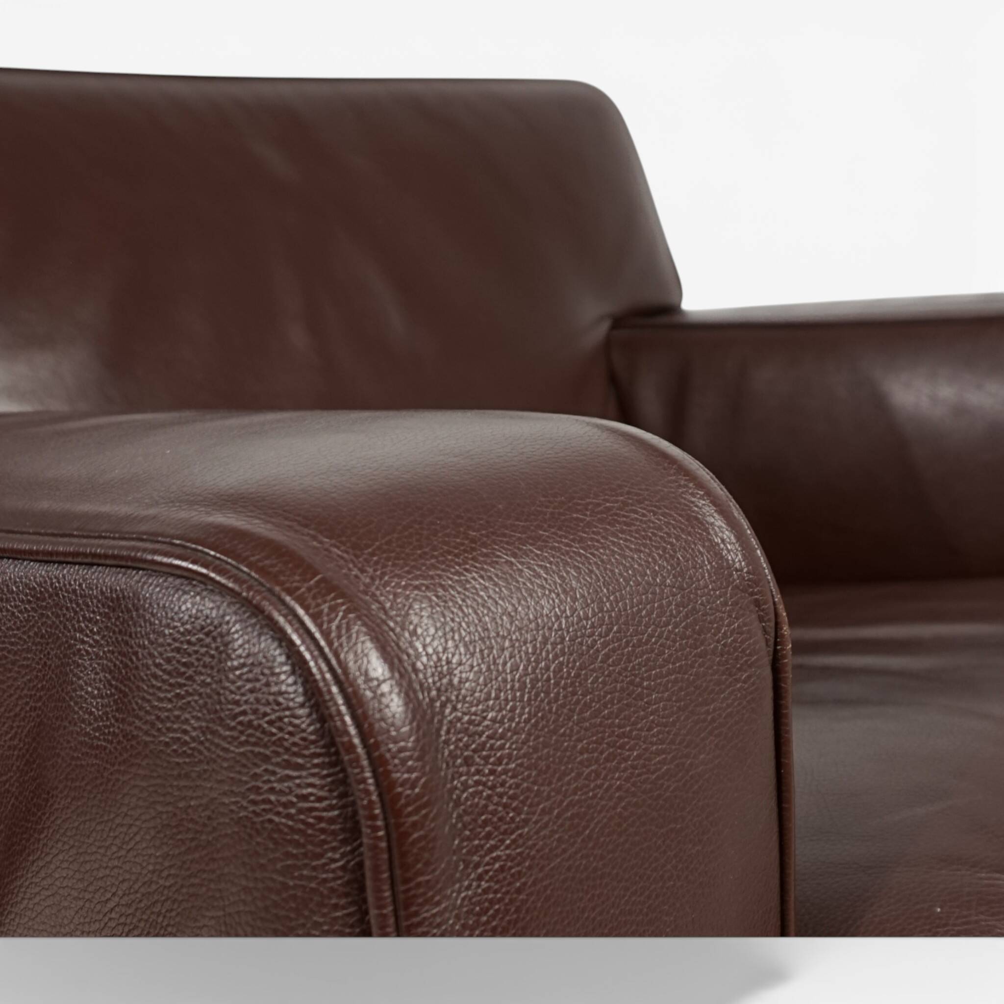 B&B Italia Maxalto Apta Imprimatur leather armchair by Antonio Citterio