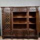 Renaissance-style walnut library, circa 1850