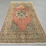 Vintage turkish oushak rug 187x91 cm carpet