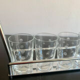 Set of 6 glasses,  1960s
