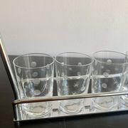 Set of 6 glasses,  1960s