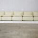 Set of 5 leather armchairs, France 80