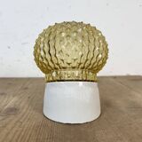 Vintage White Porcelain Wall Light, 1970s