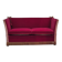 1960s, Danish velour 2 seater drop arm sofa, velour, original condition.
