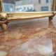 Miroir style Louis XV doré - 100x33