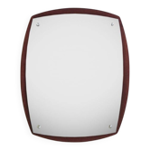 Teak wood mirror