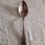 Silver metal soup spoon Ag 800 Marly style