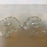 Duo of free-form candle holders Uno Westerberg Pukeberg Scandinavian