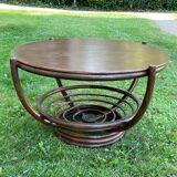 Rattan coffee table