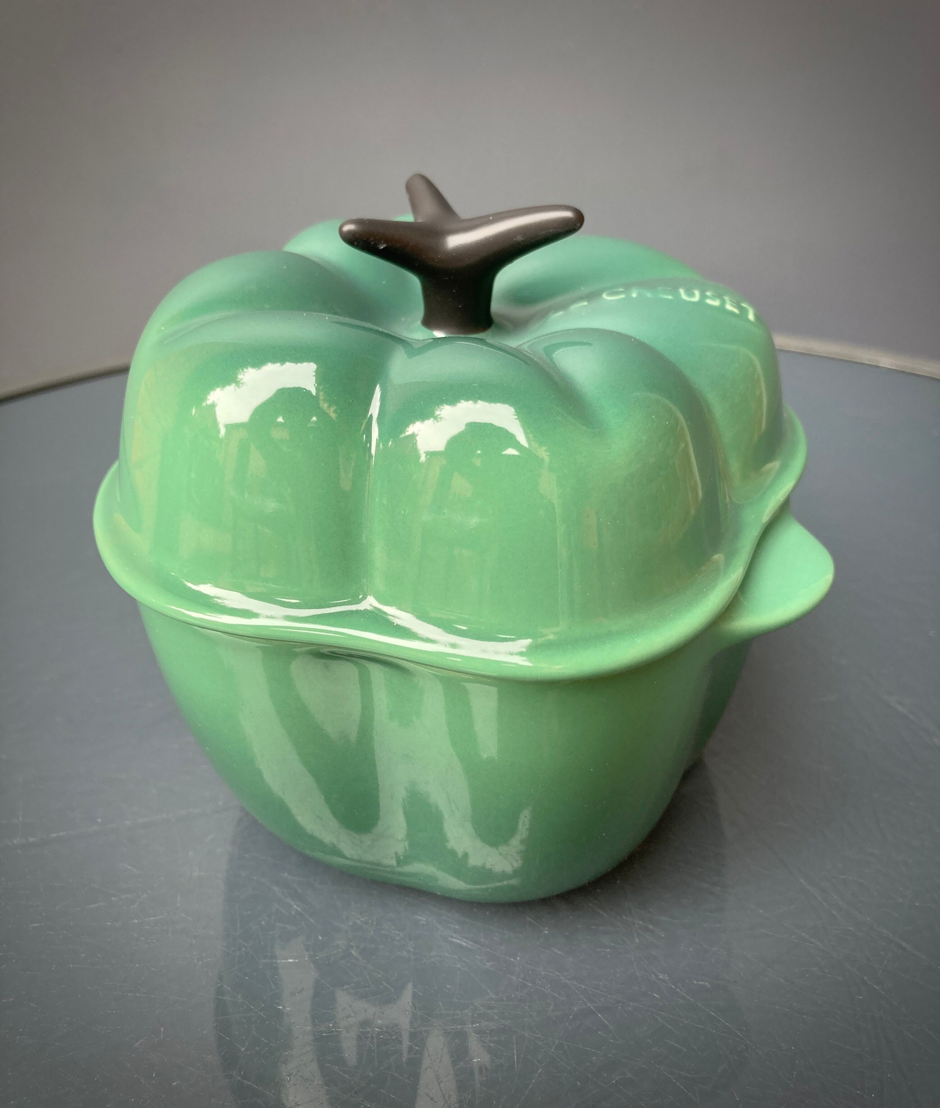 Four Le Creuset ceramic casseroles