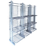 Industrial art deco vintage shelf, 40s