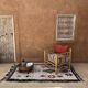 Tapis Berbère Boucherouite coloré - 119 x 224 cm