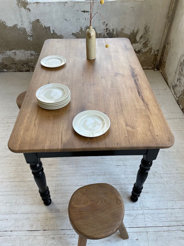 Farm bistro table in oak