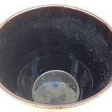 Ceramic pot cover signed