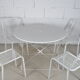 Garden set - 4 René Malaval chairs and table