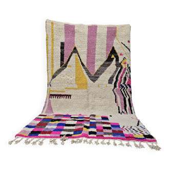 Natural handmade Moroccan rug 3 x 2 m