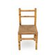 Chaises vintage en rotin et paille tissée, années 1960, lot de 4