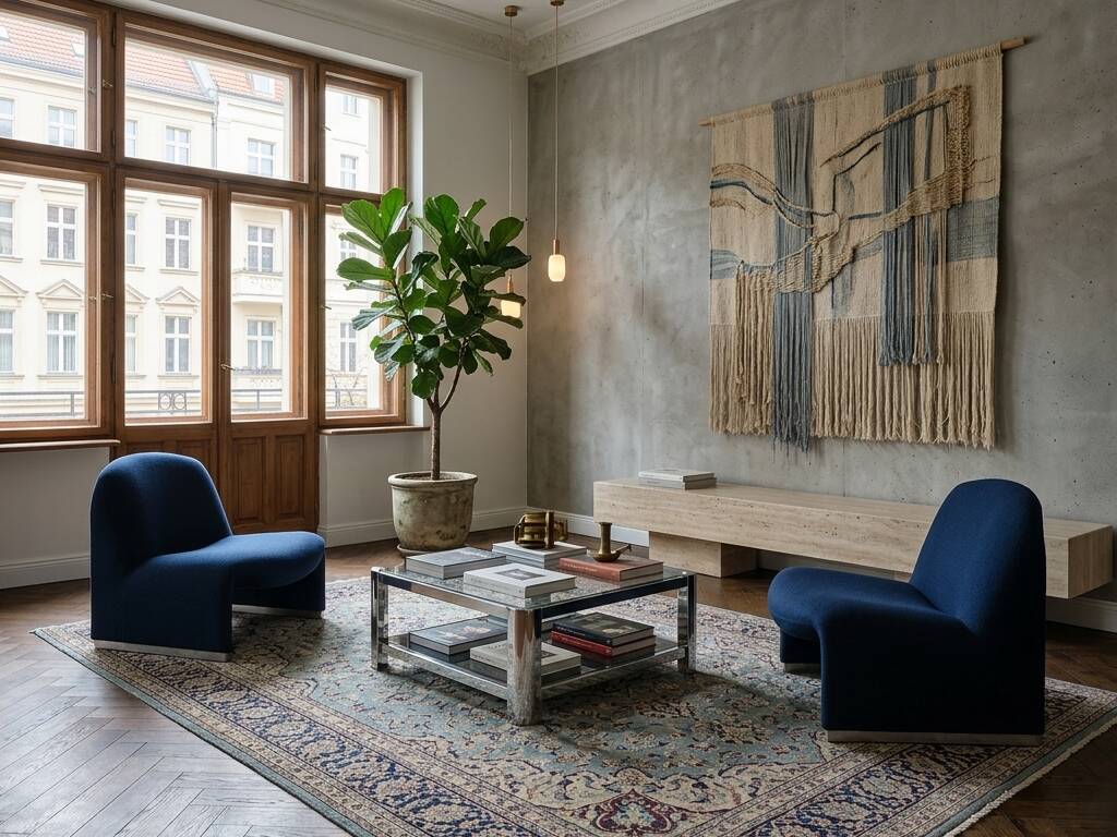 1970s Alky Armchairs by Giancarlo Piretti for Castelli. Restored Pair