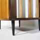 Mid-Century Solid Cherry Document LP Vinyl Cabinet, Unique Piece, 1960s