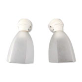 Pair of porcelain and ancient opaline sconces circa 1900/1930